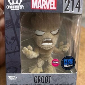 Funko Minis Flocked Groot Figure - Brown